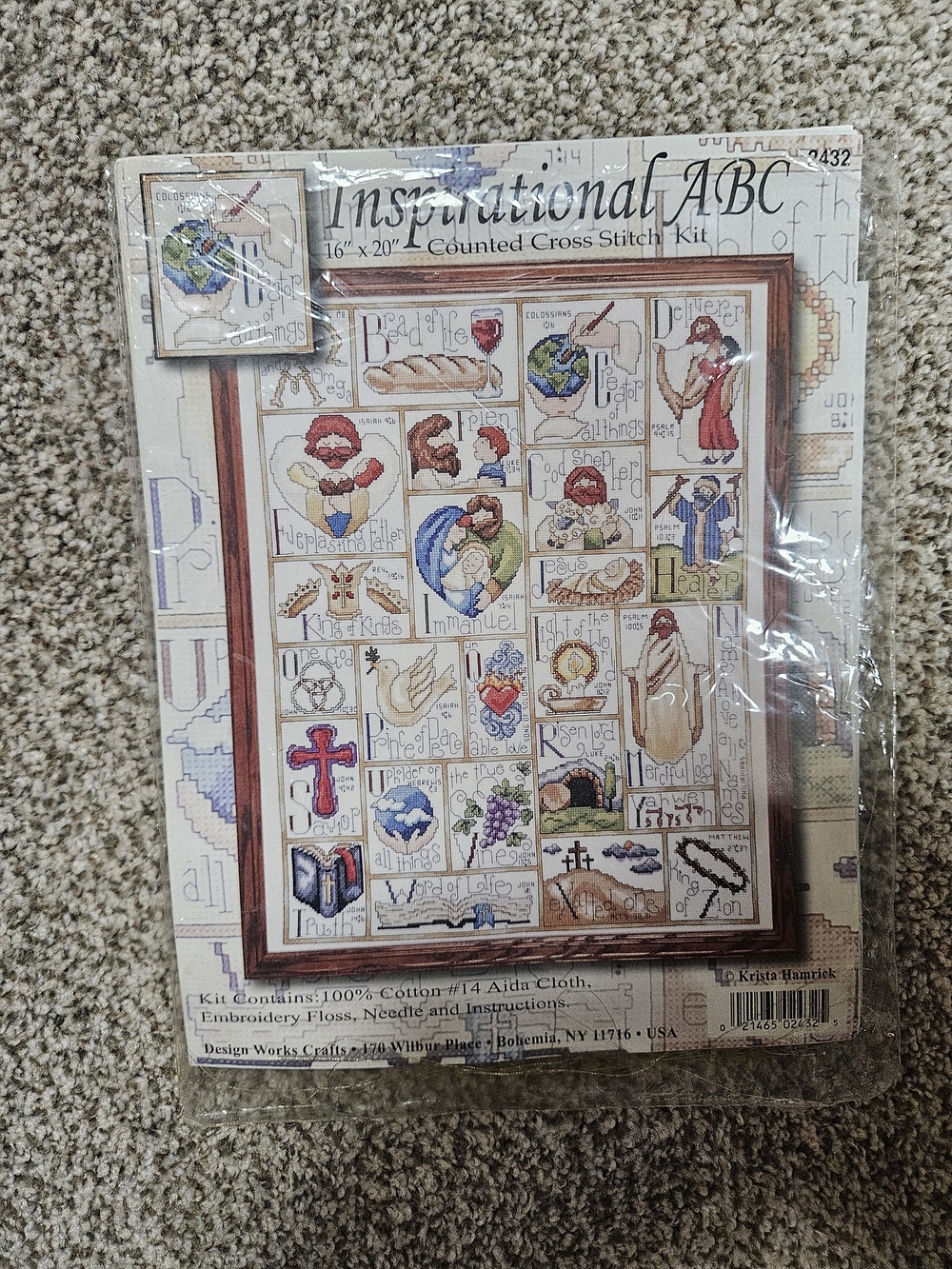 Inspirational ABCs Cross Stitch Pattern